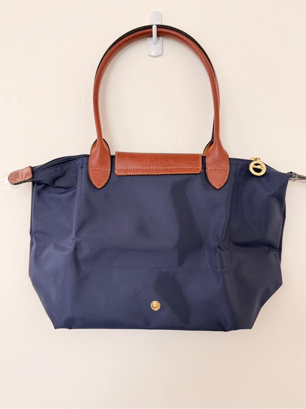 NWT | Le Pliage Original Medium Tote Bag | Navy - Picture 3 of 11
